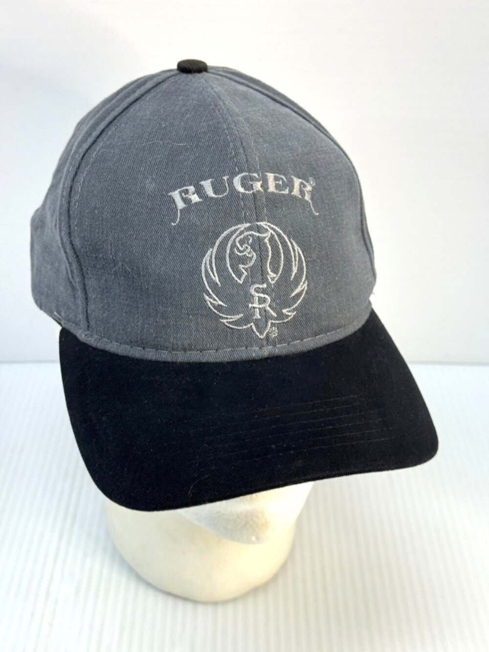 Vintage Ruger Hat Snapback Cap Mens Gray USA Made